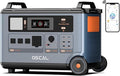 Oscal PowerMax 6000 Portable Power Station 3600Wh LiFePO4 Batteries, 6000W Output (9000W Peak), 5ms UPS, Solar Generator for Home, RVs, Emergencies, Power Outages
