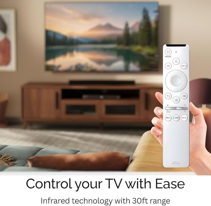 BN59-01312Q Samsung TV Remote Control Replacement for Smart TV - Easy Setup, Universal Remote, Streaming Shortcuts - Works with Samsung QLED, Frame, UHD, 4K, & LED Smart TVs