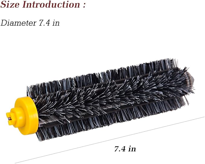 I clean Roomba Replenishment Kits, 10 Packs Brush Accessories Parts Compatible with iRobot Roomba 650 675 690 770 780 790 Vacuum Cleaner (600&700 Series)
