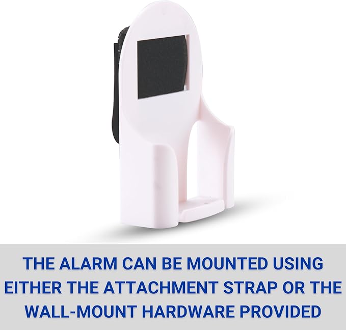 Secure Bed Exit Alarm for Elderly Adults Fall Prevention - 80-120 dB Monitor,12x30 Weight Sensing Pressure Pad - Caregiver Alert System for Seniors, Dementia Patients to Know When They Get Up