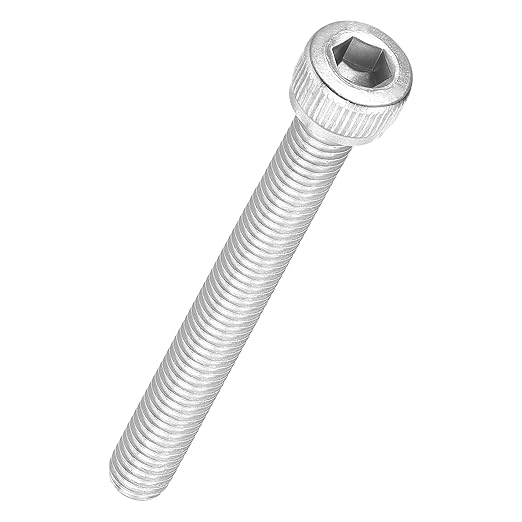 Kozelo 25pcs Socket Head Cap Screws - [M5-0.8 x 45mm] 304 Stainless Steel Allen Socket Drive for Electrical Motor 3D Printing Fan Engine Replacement Use, Silver