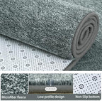 AROGAN 4x6 Area Rugs for Living Room Non Slip Bedroom Rug, Grey & Green - Image 5