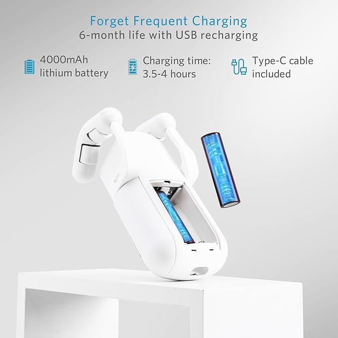 Tripvyantic Automatic Curtain Opener Smart Electric: Remote Control Motorized Curtain Robot for Bedroom Living Room Window - No WiFi Needed - 20KG Load/ 6-Month Battery for Home/Office/Nursery