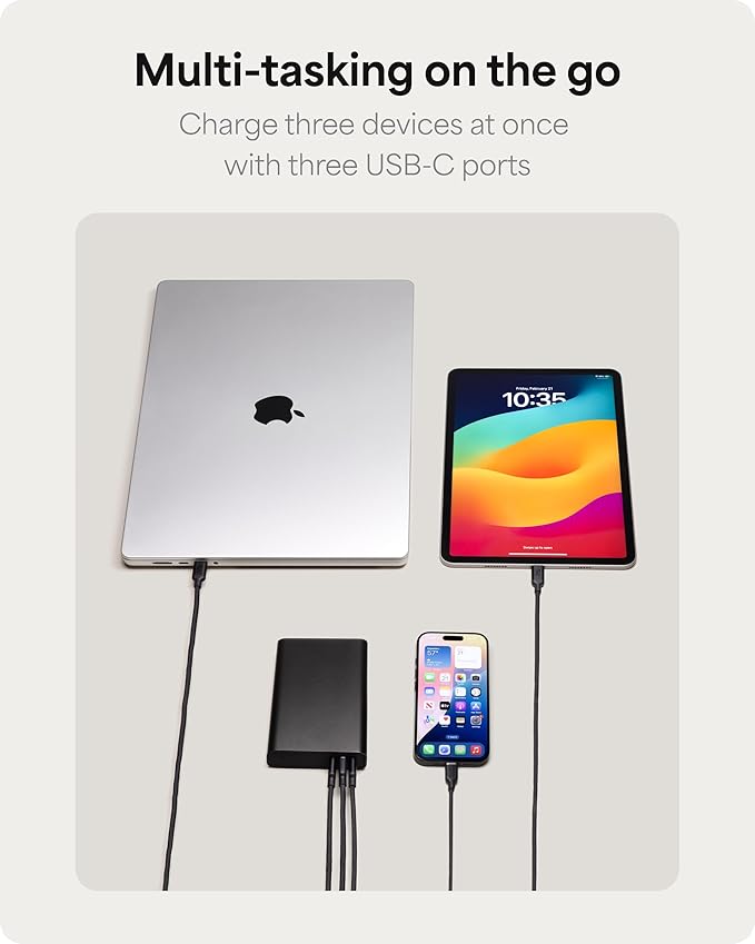 Mophie Powerstation Fast 20,000mAh Power Bank | Faster Charging | 45W, Multi-Device