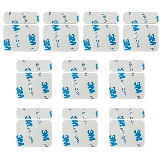 Luxify Replacement Adhesive Pads for SimpliSafe Entry Sensor 10PCS, Pre-Cut Double Sided Tape Compatible with SimpliSafe Door Sensor, Easy Installation & Strong Hold