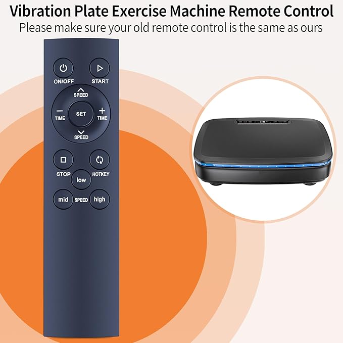 Replacement Remote Control for lifepro Rumblex Max Vibration Plate Exercise Machine