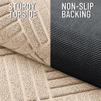 OLANLY Front Door Mat Outside Entrance 47x23, Waterproof Heavy-Duty Doormat - Image 4