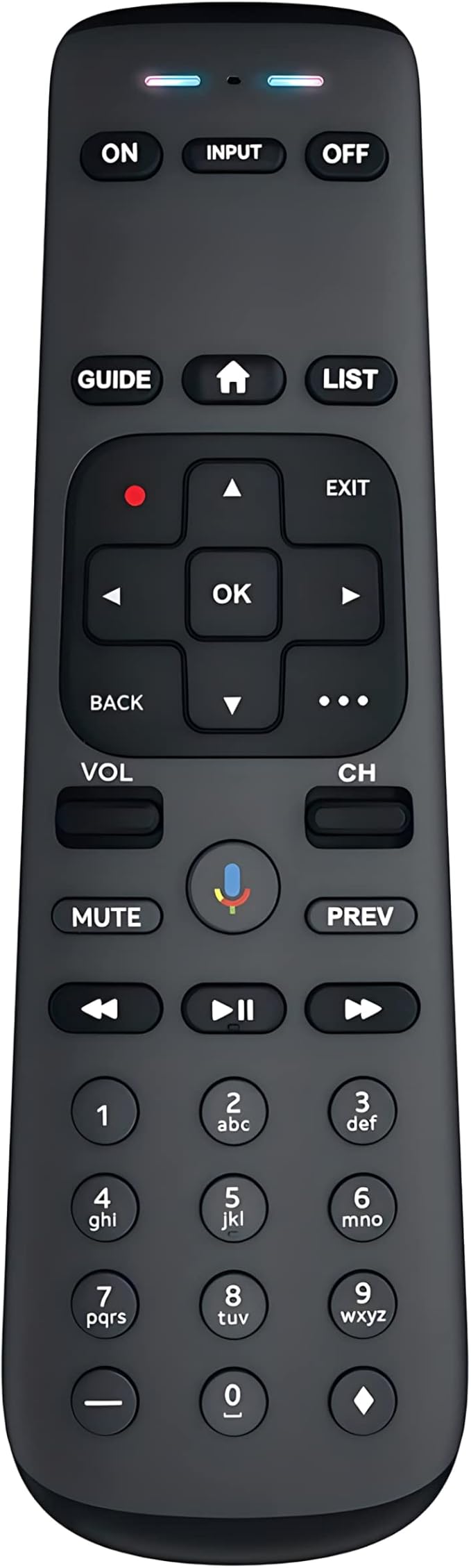 DirecTV AT&T TV Now RC82V 2nd Generation Gemini Stream Voice Recognition Replacement Remote Control, Compatible with C71KW-200 & C71KW-400 Osprey Receiver Set-Top Boxes - Requires Compatible Receiver