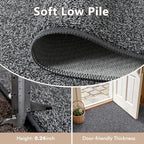 7x10 Large Black/White Area Rug Washable Non-Slip for Living Room Bedroom - Image 5