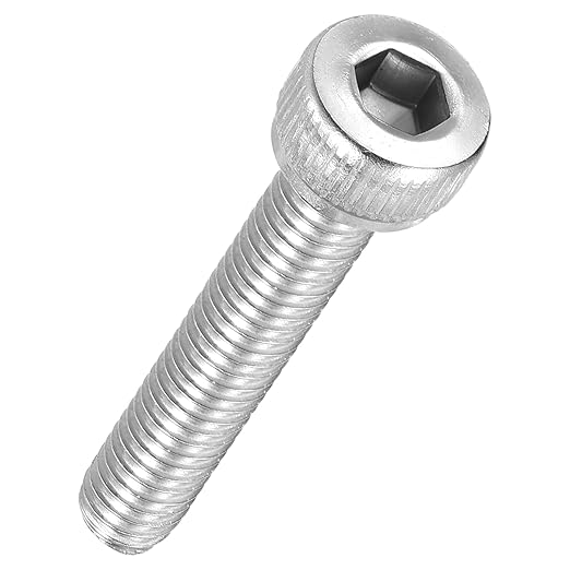 Kozelo 30pcs Socket Head Cap Screws - [M4-0.7 x 25mm] 304 Stainless Steel Allen Socket Drive for Electrical Motor 3D Printing Fan Engine Replacement Use, Silver