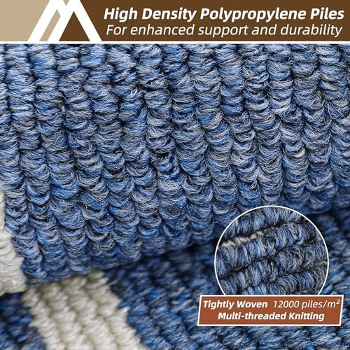 COSY HOMEER Kitchen Rugs Sets of 2 Non-Slip Washable,24"x35"+24"x60" - Image 2