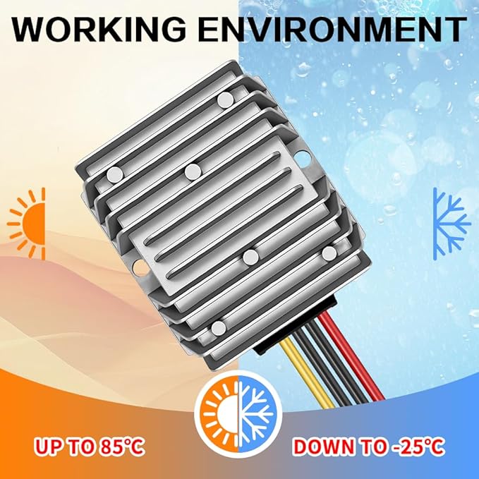 DC 12v to 24v Step up Converter Regulator 10A 240W, DC Converter 12V Step Up to 24V, 24Volt Transformer, Power Supply Module Boost Transformer for Car Truck Vehicle Boat