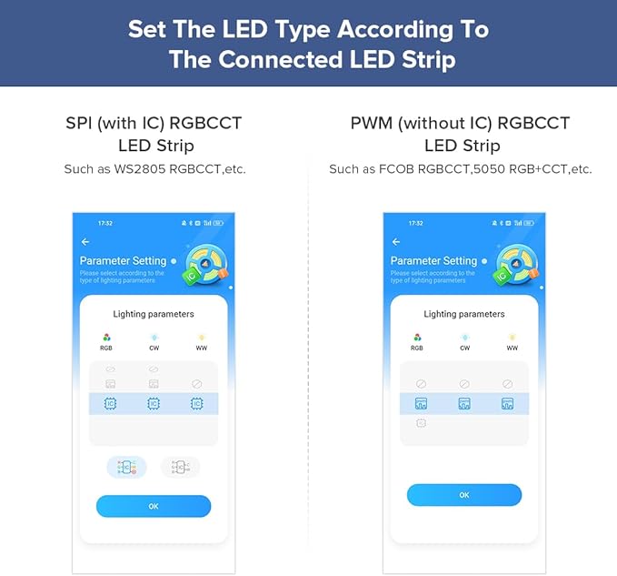 BTF-LIGHTING SP630E Bluetooth Controllers 4 Zones 2.4GHz RF RB4 Remote Kit Support FCOB COB SMD PWM RGBCCT RGBWW LED Strip DC5V DC12V DC24V