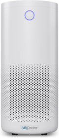 AirDoctor 4000 Air Purifier for Large Rooms | Triple filtration technology with UltraHEPA, Carbon/VOC material & Air Quality Sensor | Captures Particles 100x Smaller Than HEPA Standard (White)