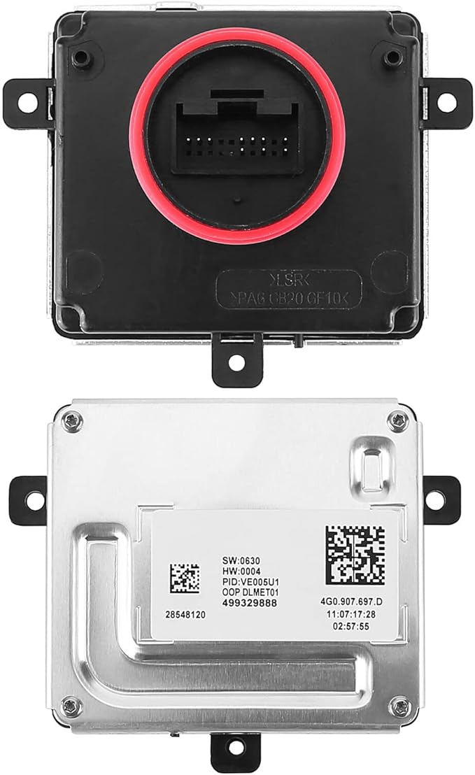 Headlight Control Module, Ballast Headlight Modul, Xenon HID Ballast, Compatible for A4 A5 A6 Q3 Q5 TT VW CC, Daytime Running Light Module DRL Control Ballast Unit 4G0907697D