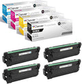 CS Replacement Toner Cartridge Compatible with HP 508A CF360X Black CF361A Cyan CF363A Magenta CF362A Yellow 508X Color Enterprise M533X M552DN M553DN M553N M577C M577F M577Z 4 Color Set