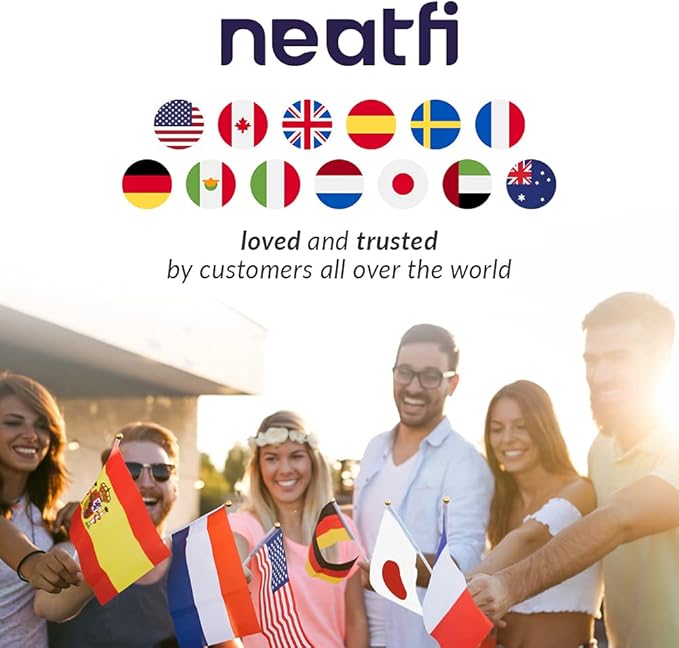 Neatfi 3000 Lumens Flex LED Desk Lamp with Clamp, Dimmable, 5 Adjustable Brightness Levels & 5 Light Modes, Memory Function, Eye-Caring & Flexible Lamp for Home & Office (31.5 Inches, Black)