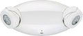 Lithonia Lighting Quantum LED Emergency Fixture with Dual Adjustable Heads, Wall or Ceiling Mount, UVOLT, White Housing