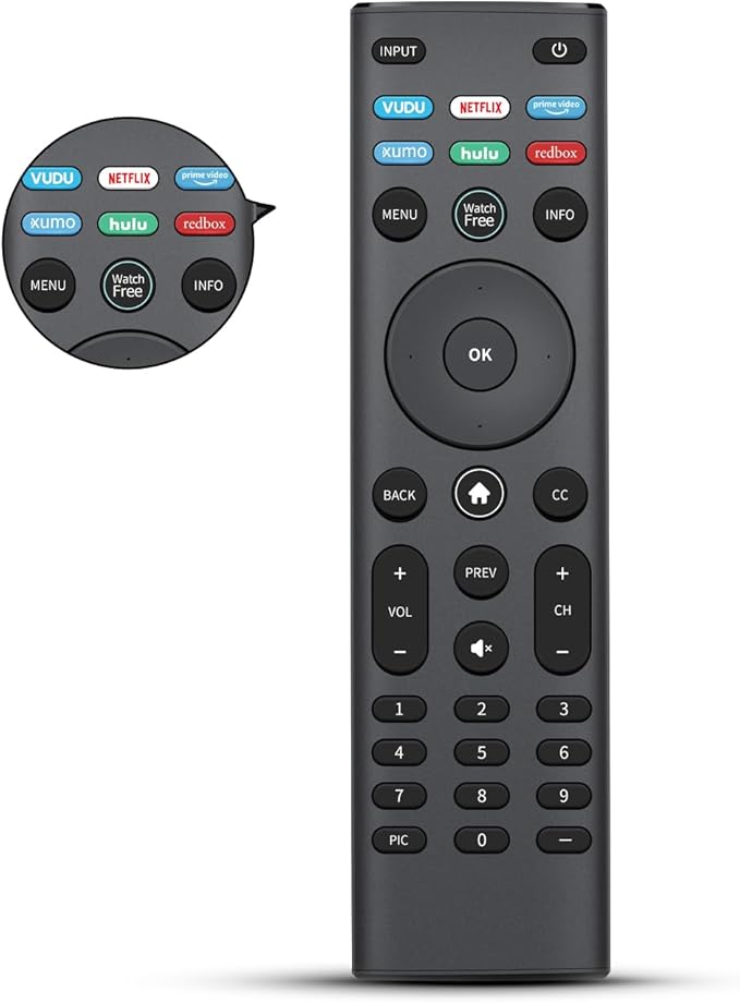 for vizio Smart tv Remote, XRT140-Remote- Replacement Applicable with All VIZIO Smart TV
