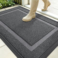 OLANLY Front Door Mat Outside 35x23, All-Season Heavy-Duty Rubber Doormat by OLANLY
