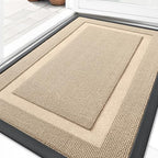 OLANLY Front Door Mat Outside 29.5x17, All-Season Heavy-Duty Rubber Doormat by OLANLY