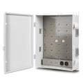 Namunanee Outdoor Electrical Junction Box with High Power Outlet, ABS Water Resistant Enclosure with Internal Mounting Panel & Hinged Cover. (18.1" H* 12.6" L* 6.3" W & Outlet)