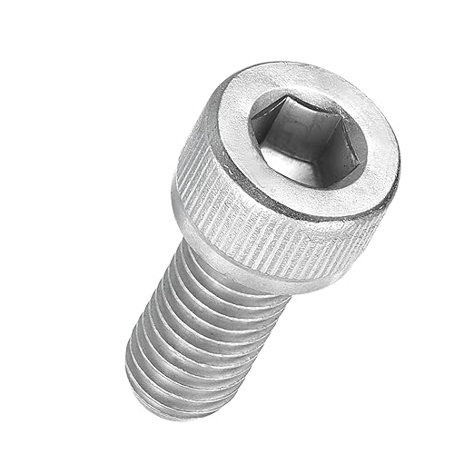 Kozelo 10pcs Socket Head Cap Screws - [M8-1 x 20mm] 304 Stainless Steel Allen Socket Drive for Electrical Motor 3D Printing Fan Engine Replacement Use, Silver
