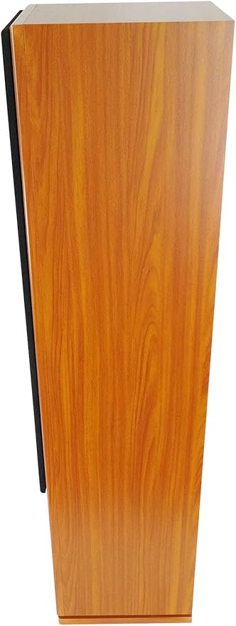 Rockville RockTower 68C Passive Tower Speaker, 8 Ohm, Classic Wood Grain, 500W Peak, 3-Way, Dual 6.5", MDF Cabinet, Detachable Grille, for Home Audio