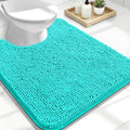 OLANLY Toilet Rugs U-Shaped 24x20, Soft Absorbent Chenille Contour Rugs by OLANLY