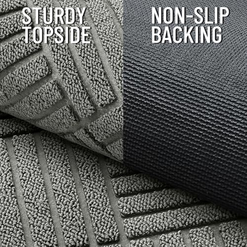 OLANLY Front Door Mat Outside Entrance 33x21, Waterproof Heavy-Duty Doormat - Image 4