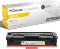 CS Replacement Compatible with HP 206X Toner Cartridge W2112X to use with Color Pro MFP M283cdw M282nw M2255nw M283fdn (Yellow, 1-Pack)