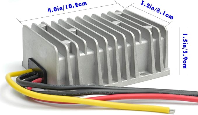 MGGi Waterproof DC/DC Converter 12V Step Up to 24V, Boost Converter 20A 480W Voltage Regulator, Power Adapter Voltage Booster,Power Supply Module Boost Transformer for Car Truck Vehicle Boat