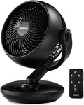 SIGBOT Fan for Bedroom with Remote,Ultra Quiet Desk Fans,with 3 Modes,8 Speeds,9-Hour Timer,10 inch,High-Velocity Cooling,Auto Oscillation Table Fans,Touch Control,for Home,Dorm,Clinic & Office