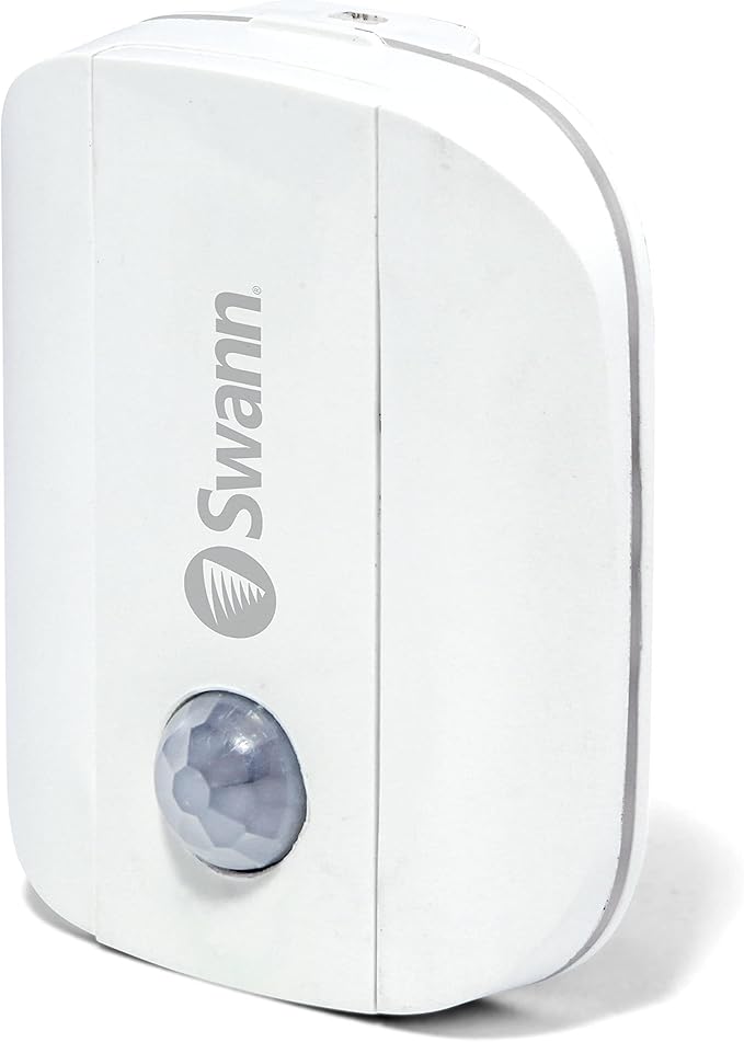 Swann Wireless Motion Alert Sensor Unit Easy Installation Both Indoors & Outdoors with Weatherproof Design, No Hub Required. Detect Movement Up to 50ft Away Within 110 Degree Range,White