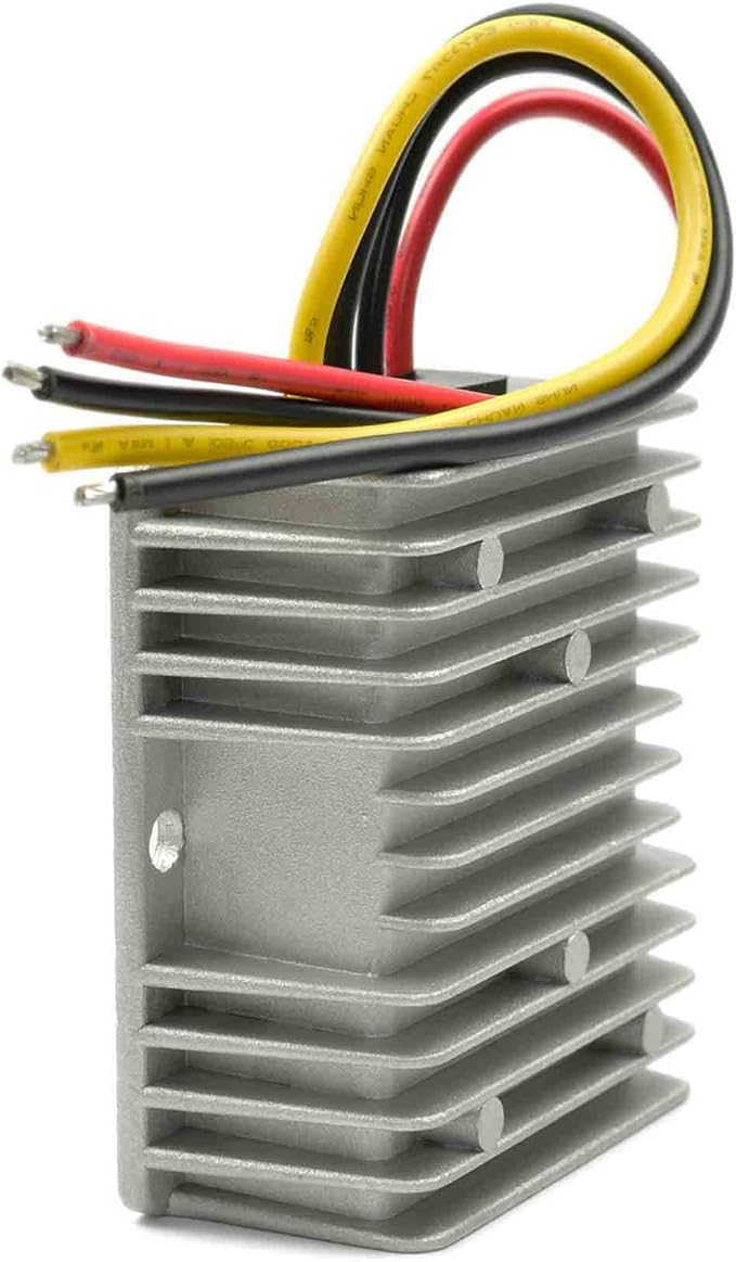 MGGi DC Booster Voltage Regulator, 12V Step Up to 48V 3A 145W Converter Boost, Power Supply Module Boost Transformer, Waterproof Adapter - for Colf Cart Club Car Truck Vehicle Boat Aluminum 12V-48V