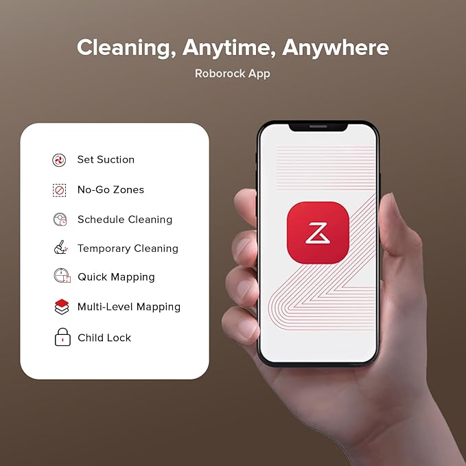 roborock Q10 X5+ Robot Vacuum and Mop, Self-Emptying, Hands-Free Cleaning for up to 7-10 Weeks, 10,000Pa Suction, Obstacle Avoidance, LiDAR Navigation, No-Go Zones, Black