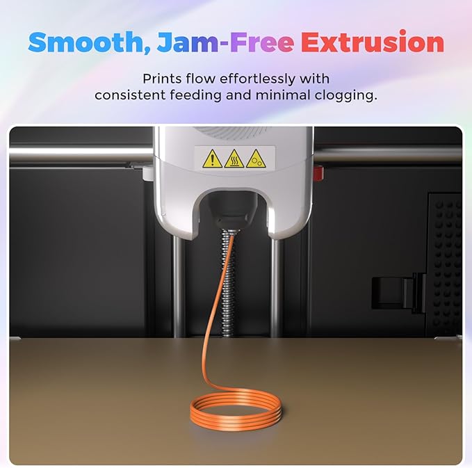 Flashforge 3D Printer Filament Silk PLA 1.75mm 1kg Spool-Dimensional Accuracy +/- 0.02mm (Copper)