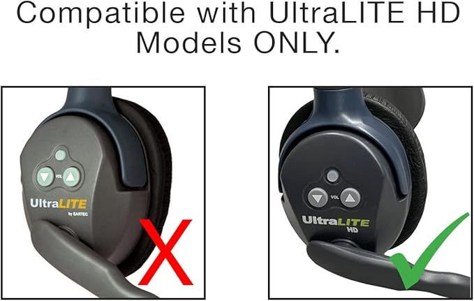 EARTEC ULSR-HD Ultralite HD Single Ear Add-On or Replacement Remote Headset, HD Version Only, Full Duplex Wireless Communication, Includes Rechargeable Battery