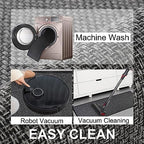 SUMLANS Kitchen Mat for Floor, Washable Non Slip Rugs, Black - Image 6