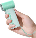 K-RUNMAN Portable Handheld Turbo Fan,100 Speeds Adjustable Mini Personal Fan, 4000mAh USB Rechargeable Battery Operated, LED Display,Gifts for Women Men Travel/Camping/Outdoor (Green)
