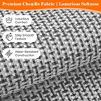 StepRite Kitchen Rugs, Kitchen Mat for Floor, 47"x20" Non-Slip Machine-Washable Commercial Floor Mat, Absorbent Heavy-Duty Rug for Office & Home, Sink Standing Mat, Entryway Carpet, Light Grey - Image 4