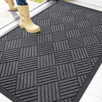 OLANLY Front Door Mat Outside Entrance 47x32, Waterproof Heavy-Duty Doormat by OLANLY