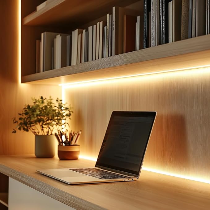 UVTaoYuan Led Strip Lights 5V USB Short COB LED Strip Light 3Pack 3000K Warm White Small Flexible Not Dimmable USB led Lights for Indoor Home DIY Lighting Room Decor 5V LED TV Lights (3.28FT/1M*3)