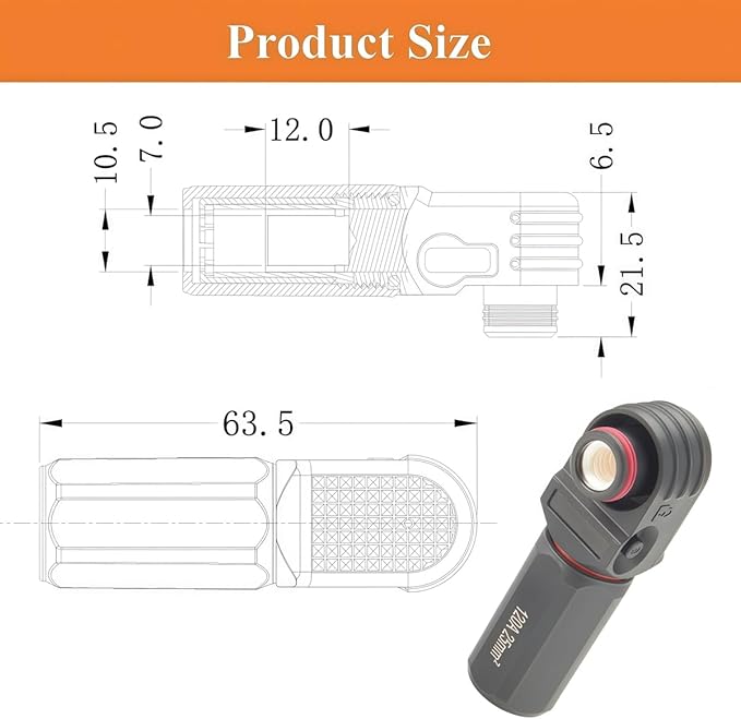 IP67 Waterproof 25mm² 120A High Voltage High Current Battery Energy Storage Connector Right Angle Single Core Plug,1PC (Black, 120A)