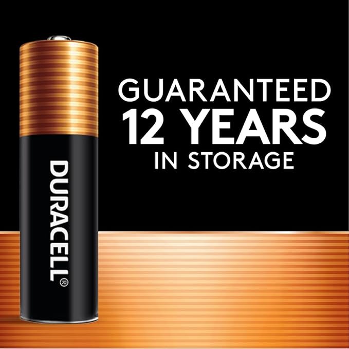 DURACELL Coppertop AA Alkaline Batteries with Power Boost Ingredients, Long-Lasting Double A Alkaline Battery, for Household and Office Devices!