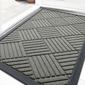 OLANLY Front Door Mat Outside Entrance 33x21, Waterproof Heavy-Duty Doormat by OLANLY