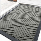 OLANLY Front Door Mat Outside Entrance 33x21, Waterproof Heavy-Duty Doormat by OLANLY