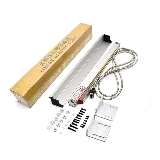 TOAUTO Digital Readout 2 Axis 3 Axis DRO Display Linear Scale 600mm 24" Precision 5um for Bridgeport/Knee Milling Lathe EDM Mill Machine