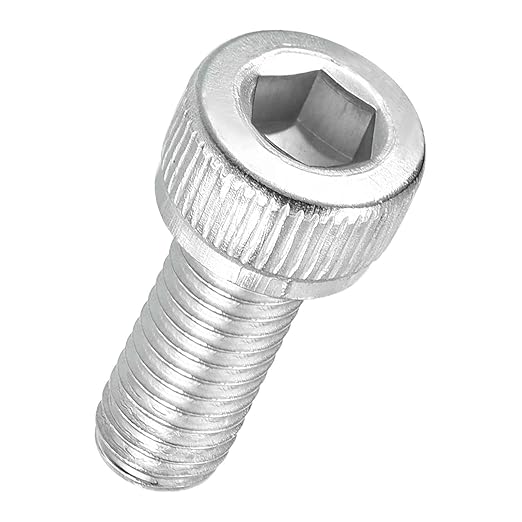 Kozelo 30pcs Socket Head Cap Screws - [M5-0.8 x 12mm] 304 Stainless Steel Allen Socket Drive for Electrical Motor 3D Printing Fan Engine Replacement Use, Silver