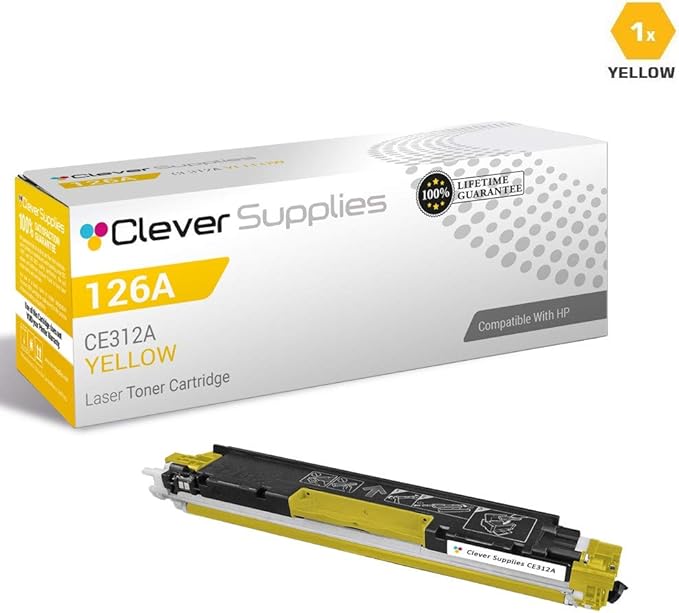 CS Replacement Compatible with HP PRO M175 MFP CE311A Cyan CE312A Yellow CE313A Magenta 126A PRO 100 M175A M175N PRO 200 M275NW TOPSHOT PRO M275NW Toner Cartridge 6 Color Set